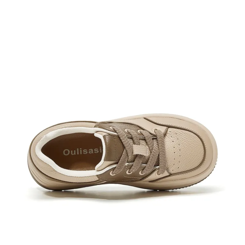 OULISASI Low Top Skateboard Shoes Women's-12