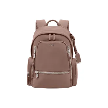 TUMI Nylon Backpack Medium Size Unisex Light Brown