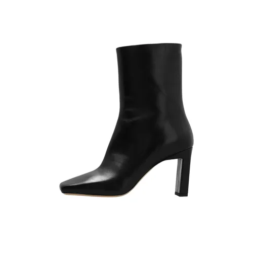 Wandler Isa Ankle Boots 9cm Women's Black White