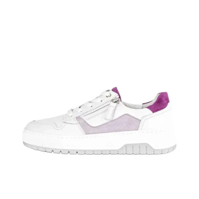 Gabor Comfort Low Top Casual Shoes Women's White Purple-0