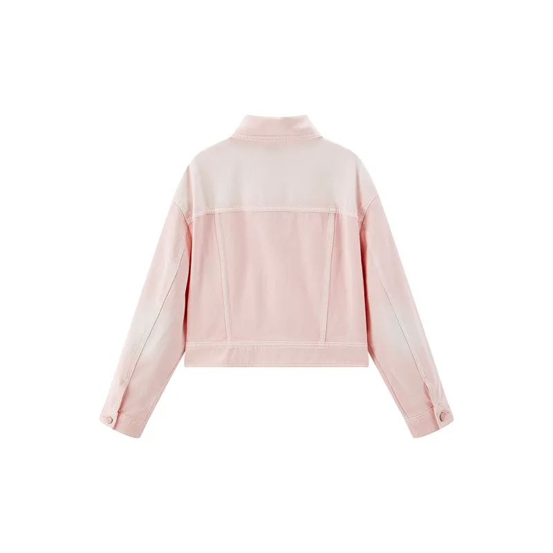LEDIN Denim Jacket Women's Carinya Pink-1