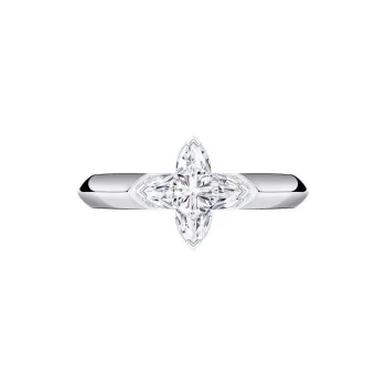 LOUIS VUITTON Lv Diamonds Solitaire Lv Monogram Star Cut