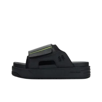 KOLON SPORT Camp Slip Resistant Abrasion Resistant Slide Slippers Women's Black