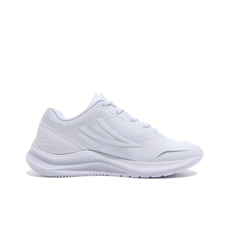 FILA Cushioning, Wear Resistant Low Top Running Shoes Unisex White Korean Style-1