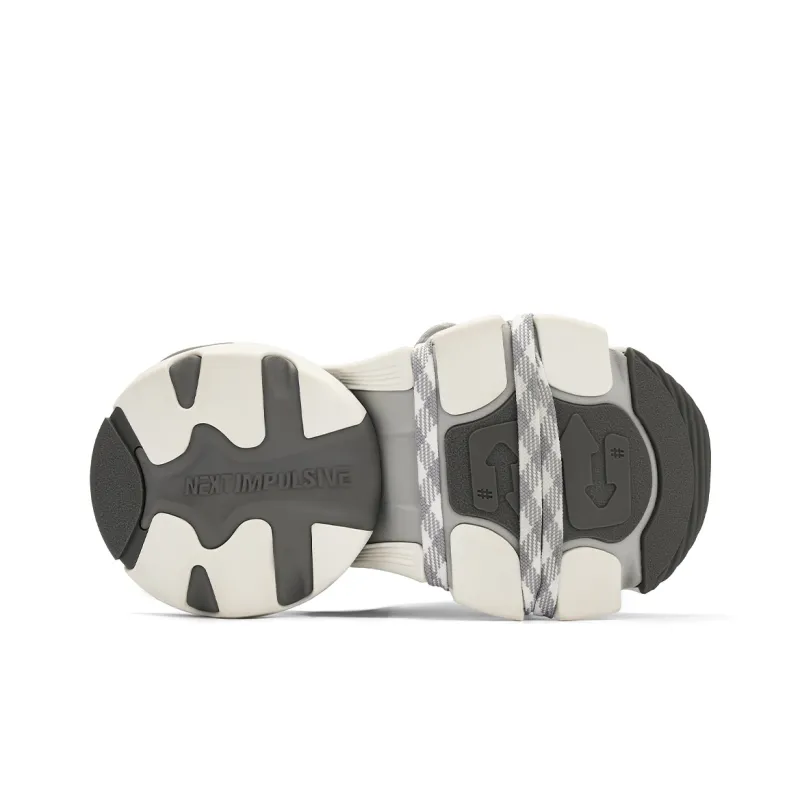 NEXT IMPULSIVE Power Collection Chunky Sneakers Unisex Cyber Silver-5