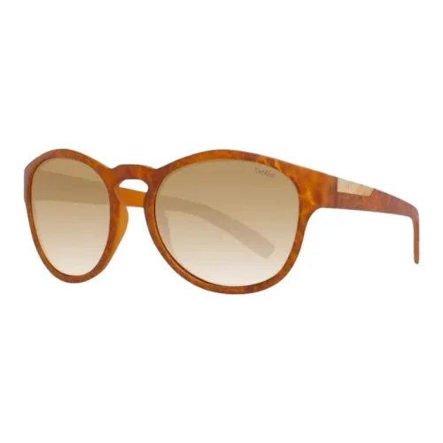 BOLLE Plastic Round Sunglasses Unisex Brown