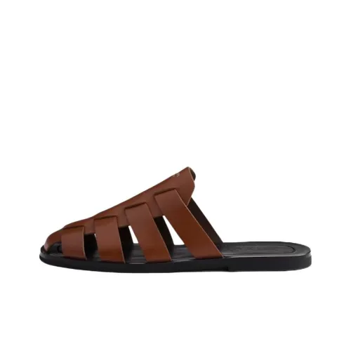 PRADA Wrap toe rung Men's Brown