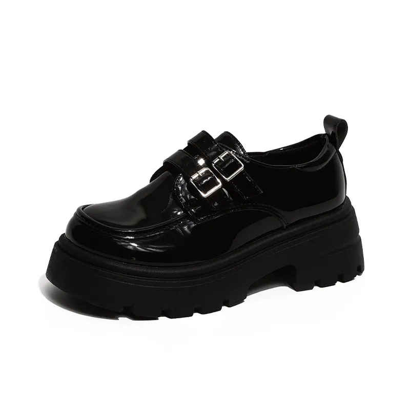 FANNAISHI Loafers 5.5cm Women's Black-1
