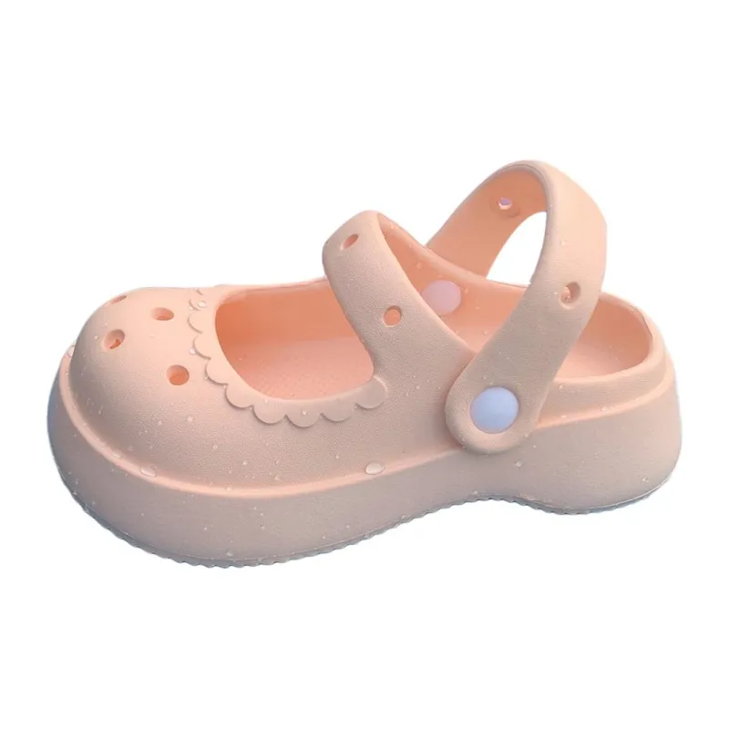 Thin Strips Slippers Women's, Cream White-31