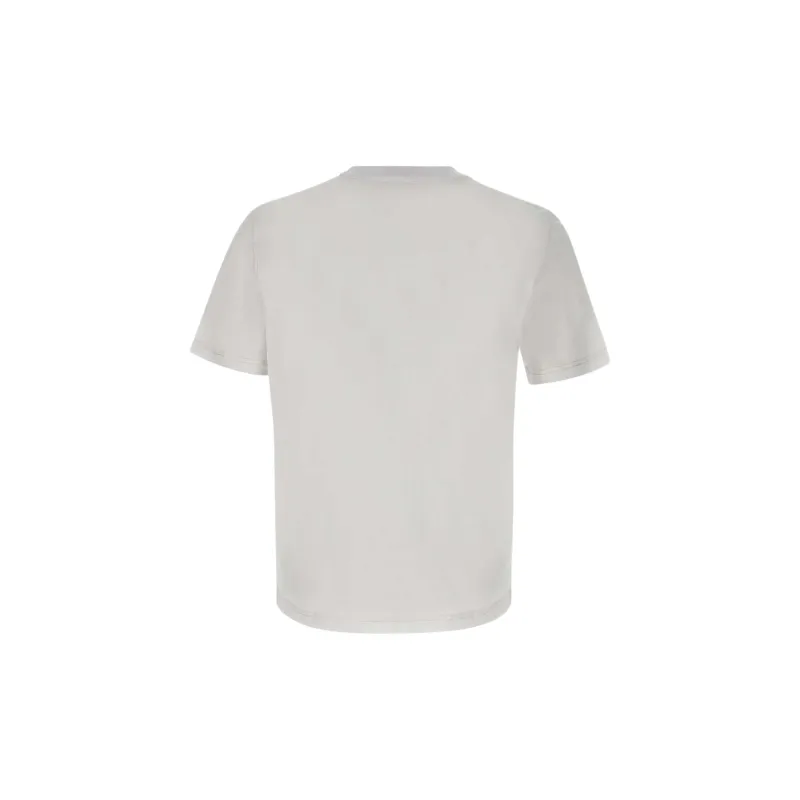 DIESEL Distressed Flocked Logo T Shirt-1
