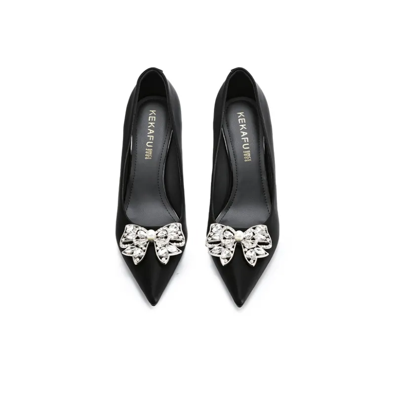 KEKAFU High Heels Women's Champagne/Black-11