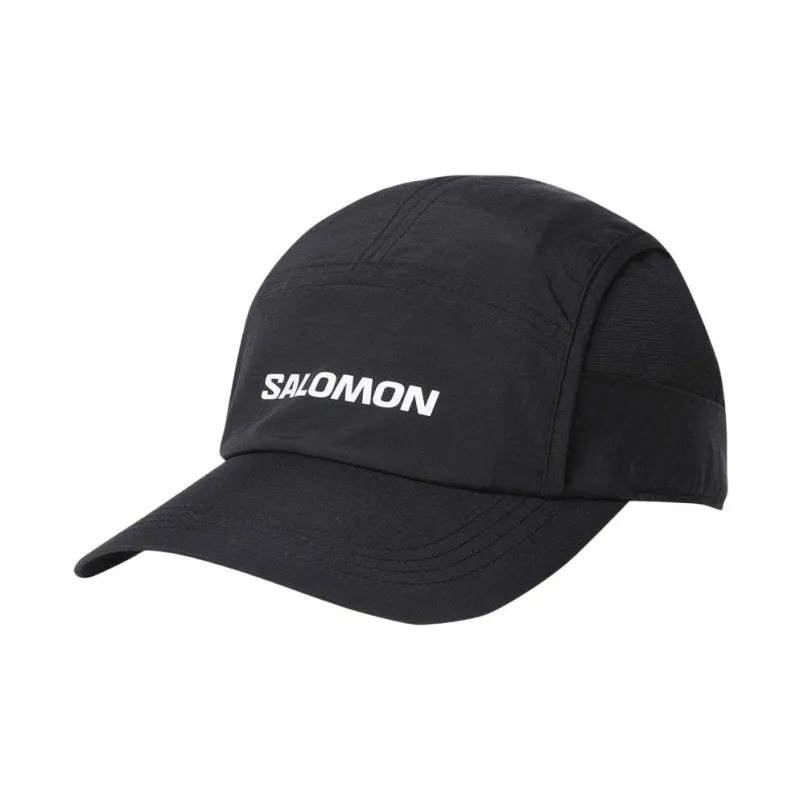 SALOMON Nylon Baseball Caps Unisex Black-0