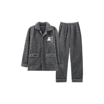 GOSO Pajama Set Men's Dark Gray