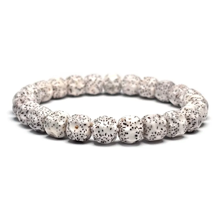 MOUNTAINS AND MANS Star Moon Bodhi Seeds New Chinese Style Good Luck Beaded Bracelet Unisex-8