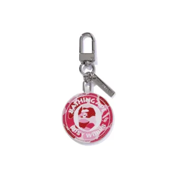 A BATHING APE Leather Keychains Unisex Multicolor
