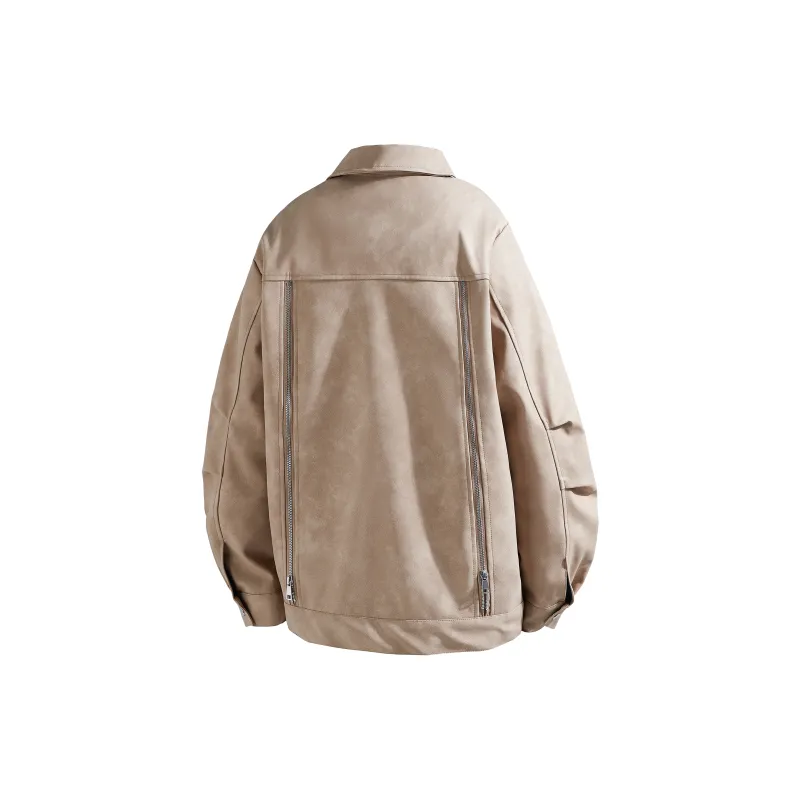 CREAZIONI LA FANTASIA E MOBILE Leather Jacket Unisex-3
