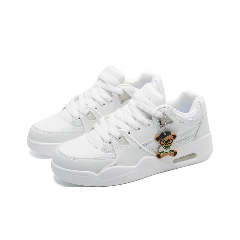 Teddy Bear Collection Coverage Slip Resistant, Abrasion Resistant, Lightweight Low Top Skateboard Shoes Unisex-37