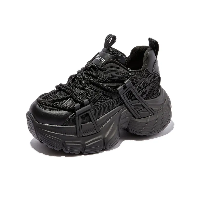 Egger Bird Slip Resistant Cushioning Lightweight Height Increasing Low Top Chunky Sneakers Women's-5