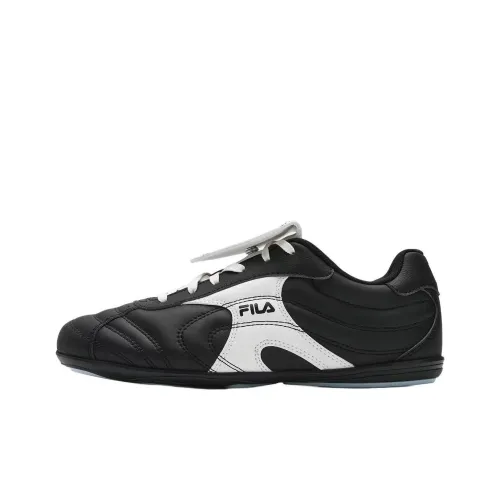 FILA LIPPER Water Dance Shoes Anti Slip Wear Resistant Low Top Casual Shoes Women's Black White