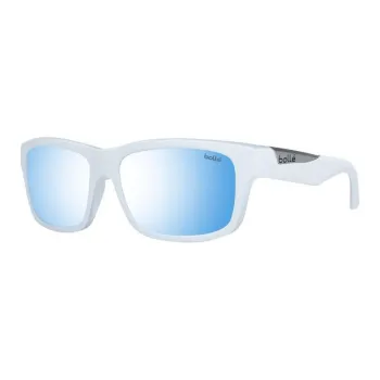 BOLLE Plastic Rectangular Sunglasses Unisex White