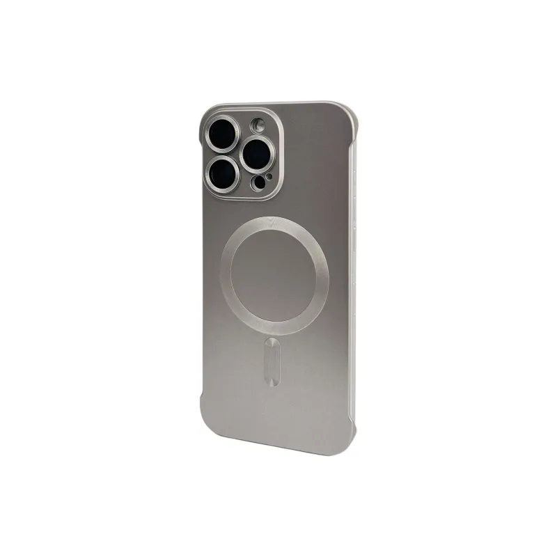Wei Xin Acrylic Material Magnetic Bezel less Phone Cases Compatible With IPhone 16/15 Pro Max/Apple 13/14 Pro/Max-20