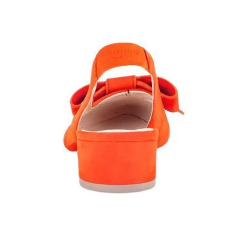 Gabor Fashion Chunky Heel High Heels Women's Orange-4