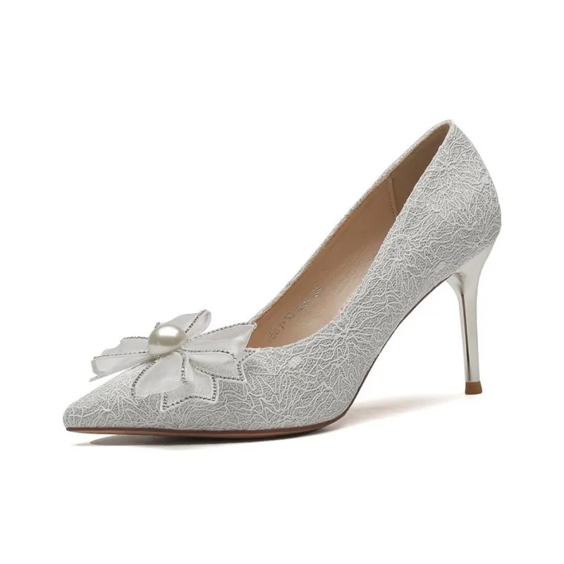 Than Than Me Slim Heel High Heels Women's-0