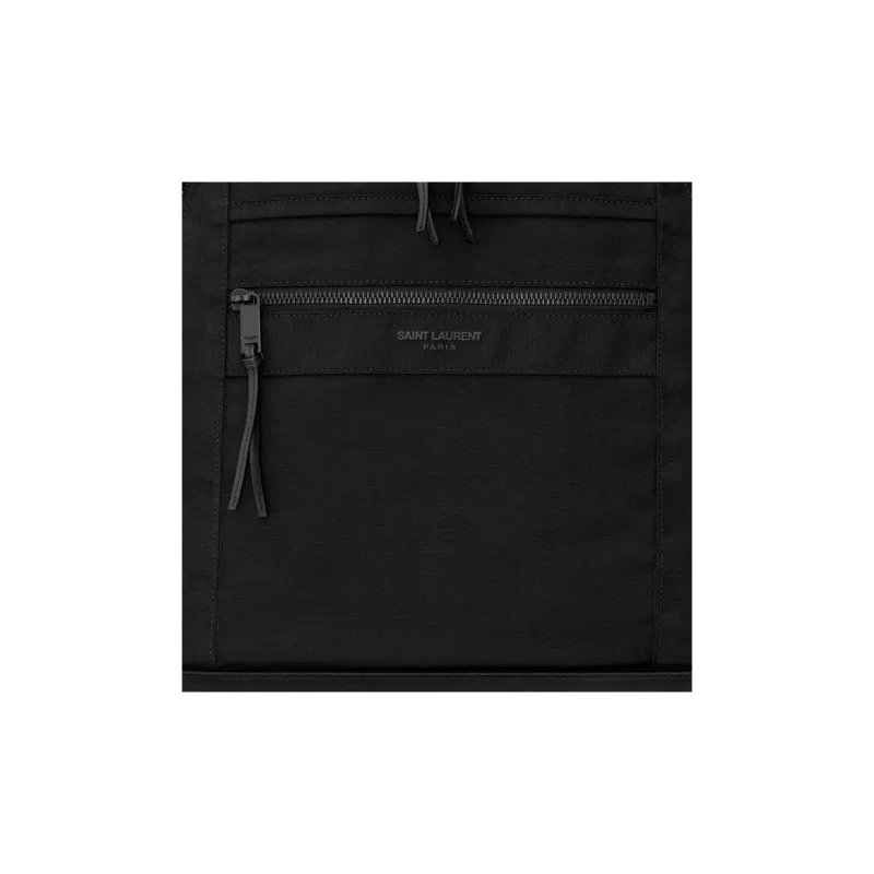 SAINT LAURENT City Nylon Backpack Men's Black-5