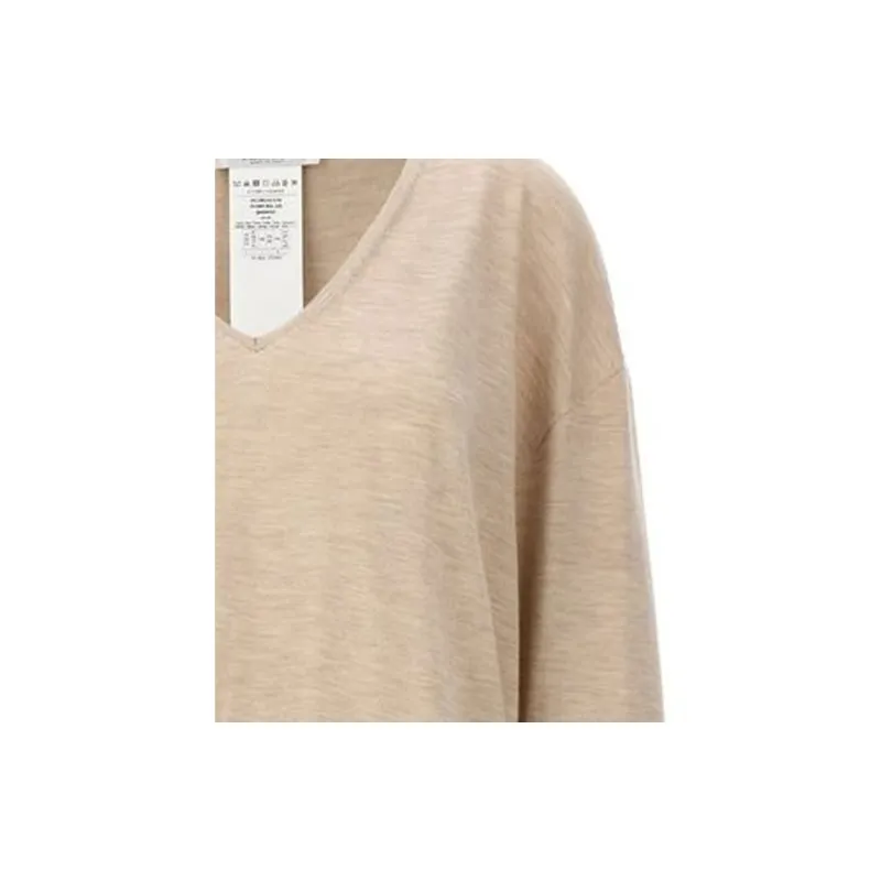 MaxMara V Neck Long Sleeved Jumper-5