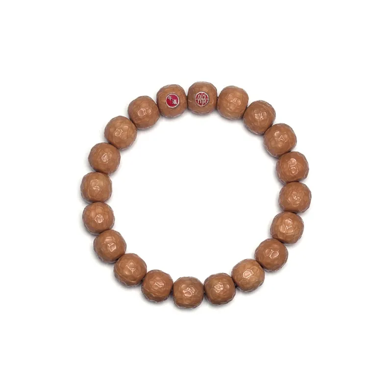MOUNTAINS AND MANS Monkey Head Walnut New Chinese Style Prosperity And Good Luck Beaded Bracelet Unisex-10
