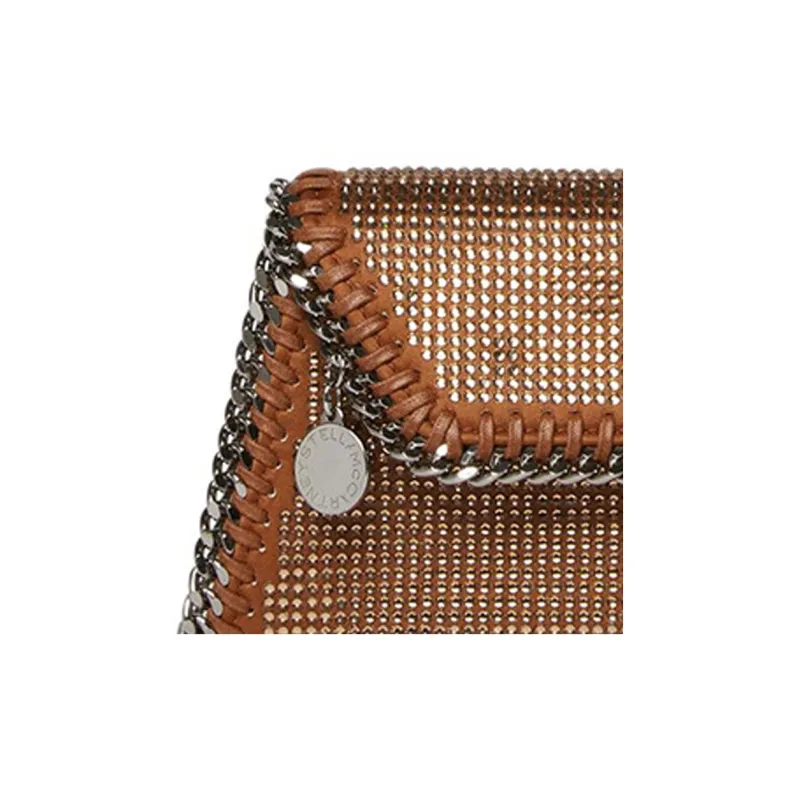 Stella McCartney Falabella Embellished Chain Linked Clutch Bag-4