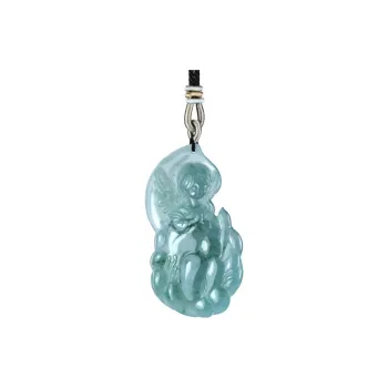 Jade Is Boundless Ice Glutinous Jadeite Necklaces Unisex