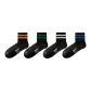 Black Orange+Black Green+Black White+Black Blue