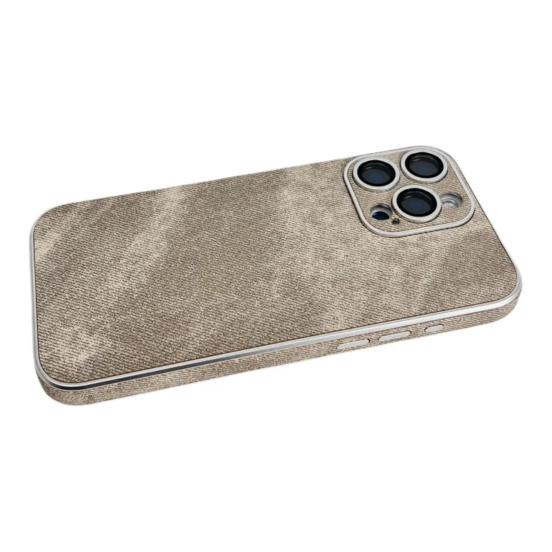 Wei Xin Matte Material Denim Textured Four Colors Phone Cases Compatible With IPhone 16/15 Pro Max/Apple 13/14 Pro/Max-3