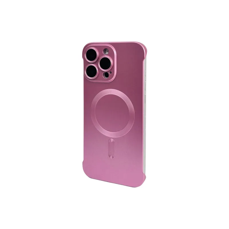 Wei Xin Acrylic Material Magnetic Bezel less Phone Cases Compatible With IPhone 16/15 Pro Max/Apple 13/14 Pro/Max-26