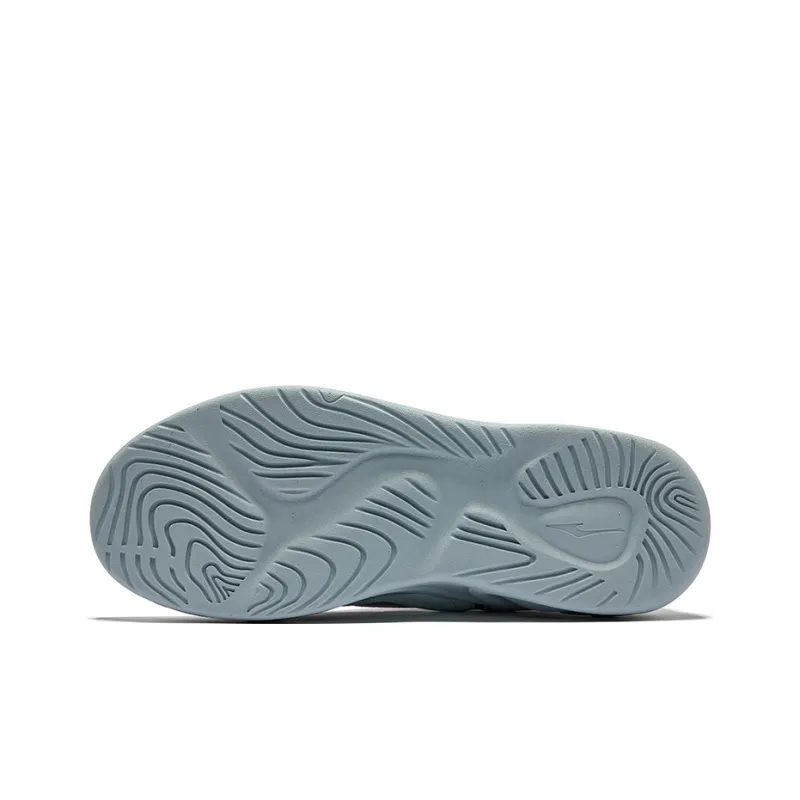 Erke The Clouds Come Wear Resistant Slip Resistant Low Top Skateboard Shoes Men's Mist Gray Sky Blue-4