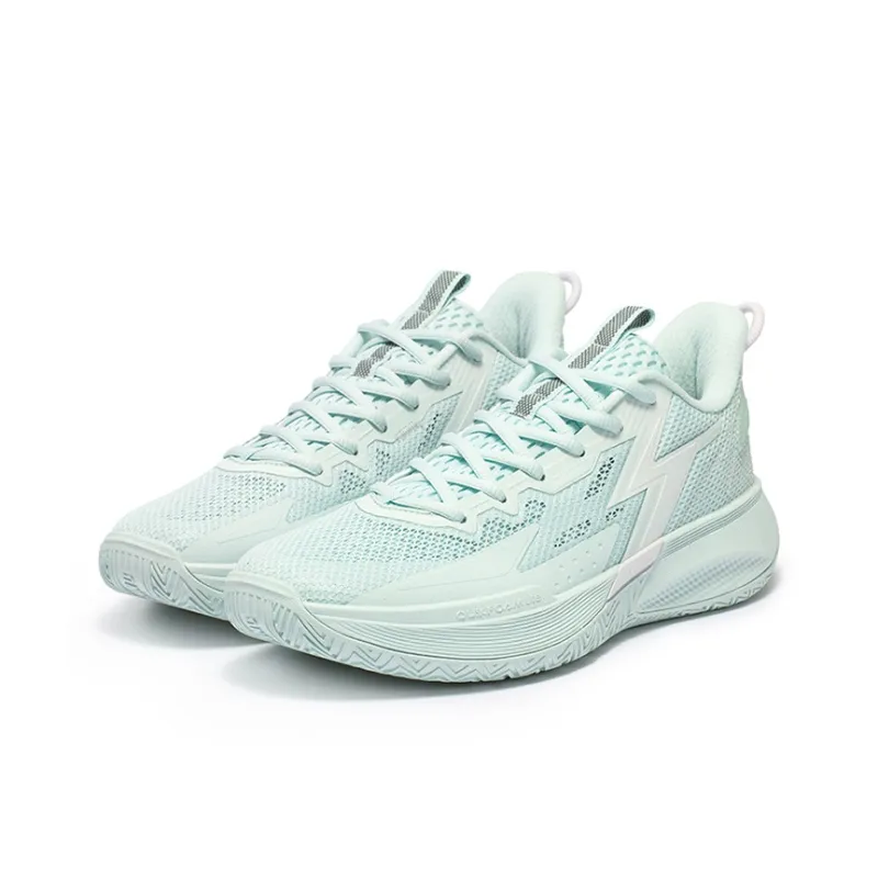 361° Big3 Team Cushioned Wear Resistant Breathable Low Top Basketball Shoes Men's Green-2