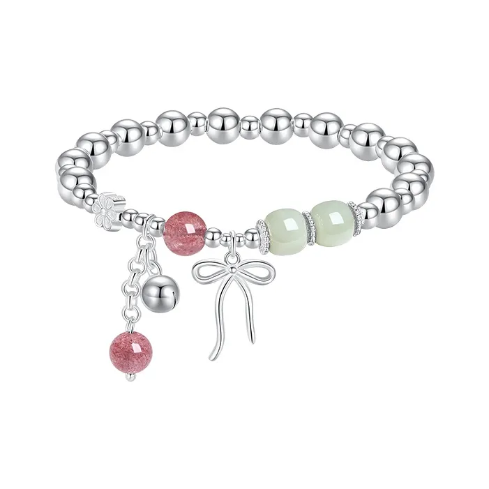 Heart Grass S925 Silver Bracelets Women's-0