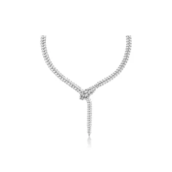 HEFANG Copper Radiant Serpent Necklace Women's