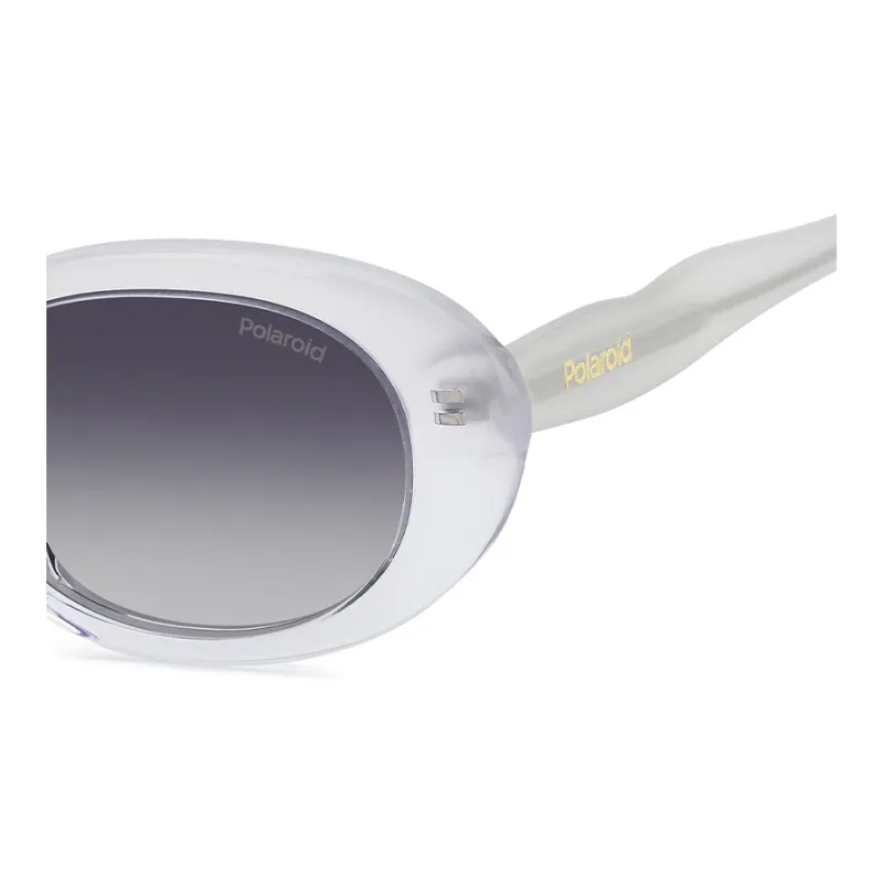 Polaroid Plate Frame Oval Sunglasses Unisex-7