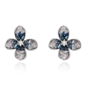 MCK 925 Silver Needles Earrings Women's