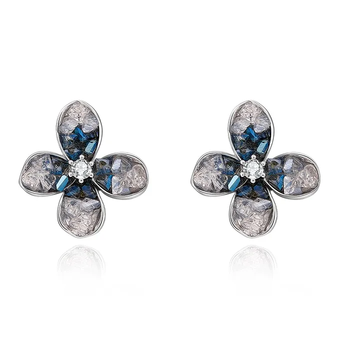 MCK 925 Silver Needles Earrings Women's-0