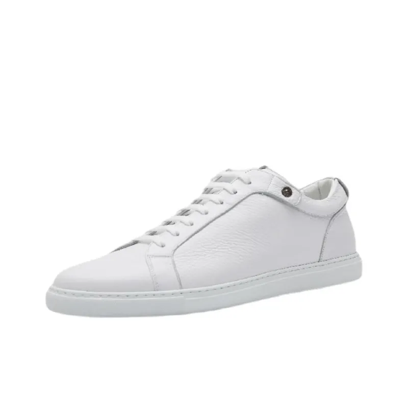 CORNELIANI Low Top Skateboard Shoes Men's White-0