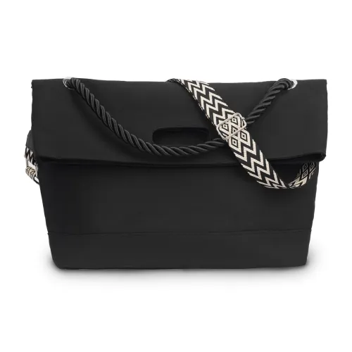 TAKI Nylon Crossbody Bag Shoulder Bag Regular Unisex Black/Gray
