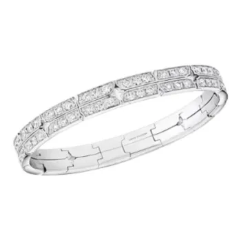 LOUIS VUITTON Tumbler Bracelet White Gold And Diamonds