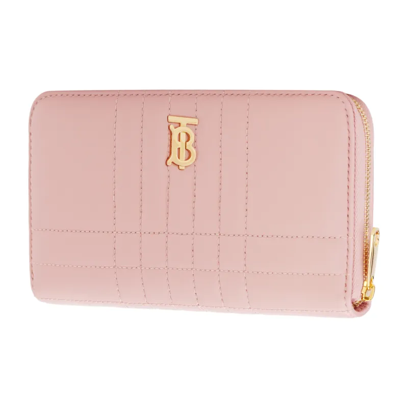 Burberry Lola Lola Bag Lambskin Wallet Women's Pink-3
