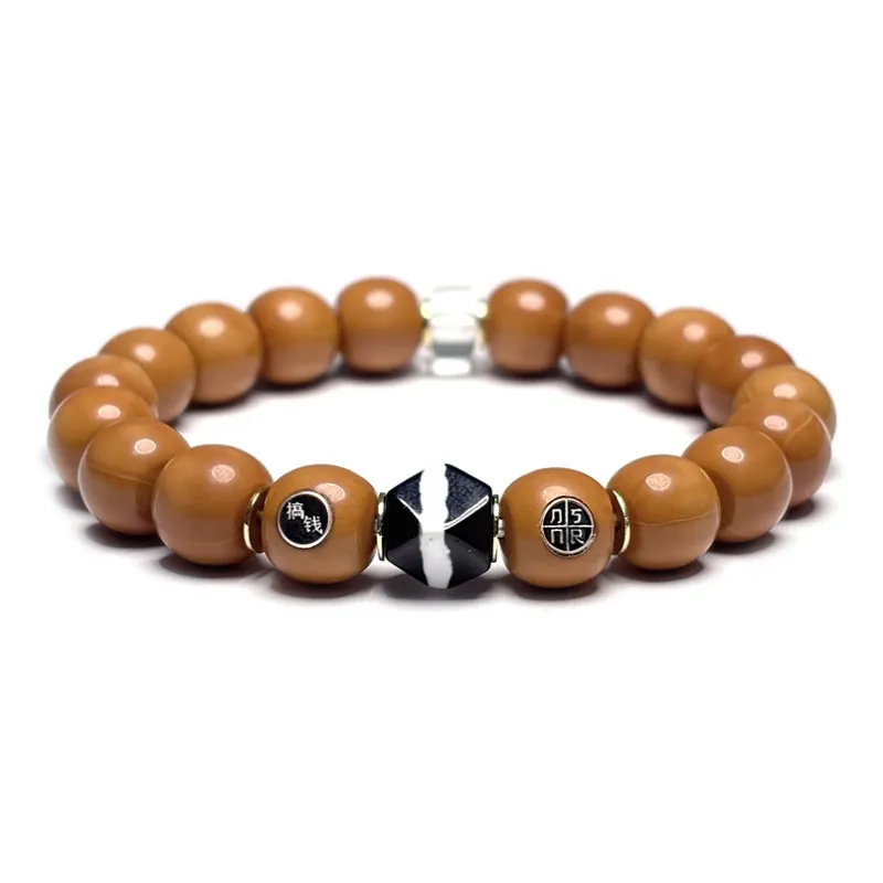MOUNTAINS AND MANS Monkey Head Walnut Bracelets Unisex-0