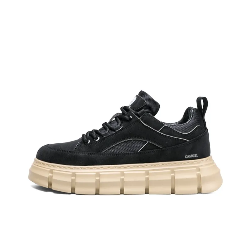 CAMOSI Anti-Slip Wear-Resistant Low-Top Skateboard Shoes Men's-0