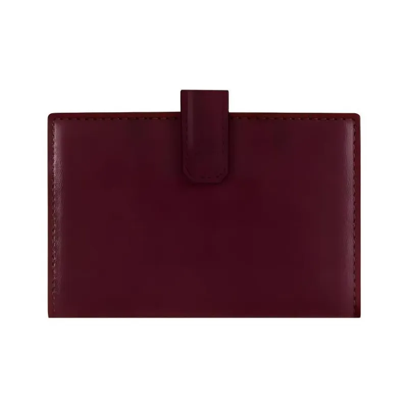 GIVENCHY 4G Cow Leather Card Holder Women's Burgundy-2