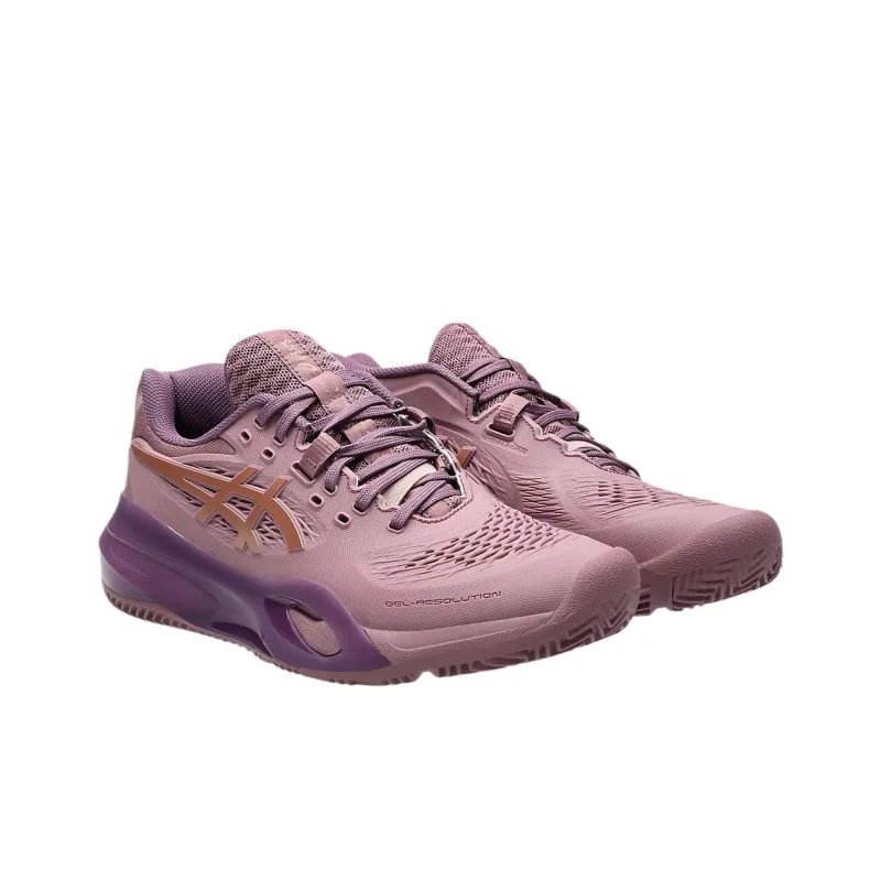 Asics Gel Resolution X Padel Purple Oxide Rose Gold Women's-2